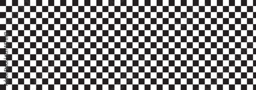 Checkerboard pattern black white vector background. EPS 10.