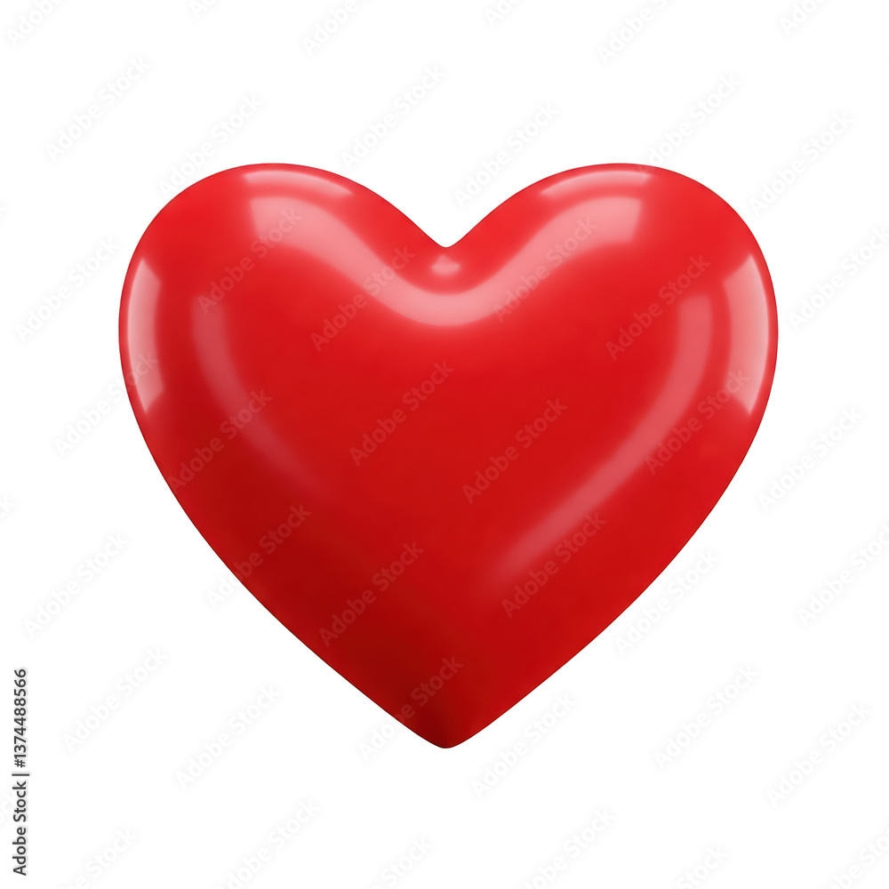 3d render of a red heart isolated on a transparent background 3d render of a red heart isolated on a transparent background