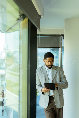 Professional man contemplat...