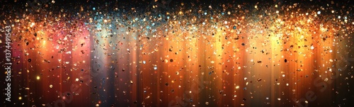 Image of a colorful background with lots of confetti banner photo