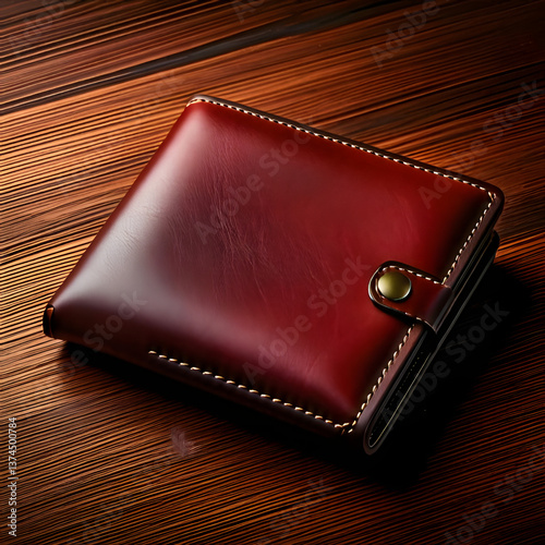 brown leather wallet