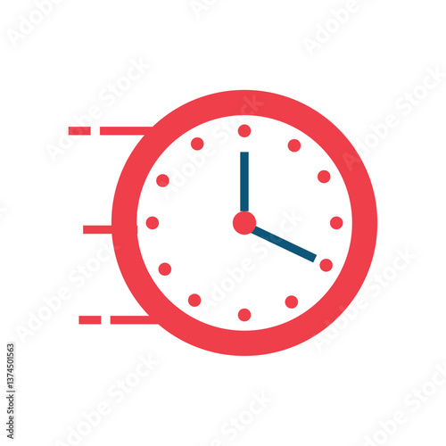 Free Download Clock icon vector image with a white background - GFXLoad