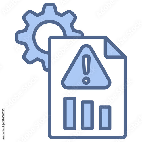 Crisis Management Blue Icon