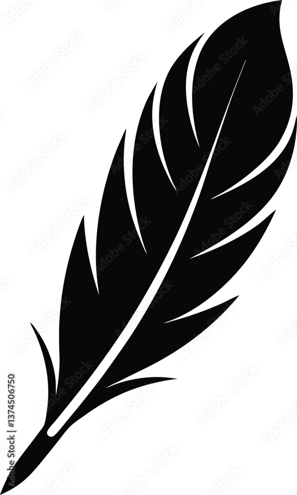 Fototapeta premium Feather Icon