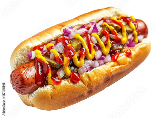 Isolated Delicious Hot Dog