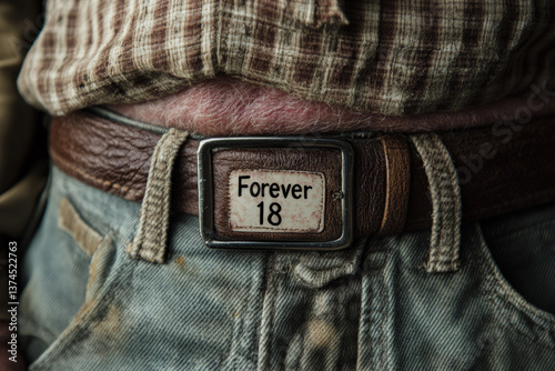 Expressive Belt Buckle Close-Up 