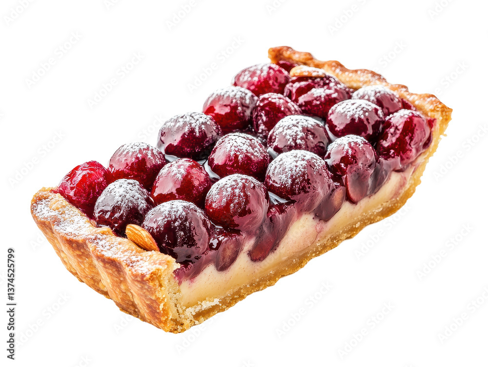 Isolated Mini Cherry Pie Isolated Mini Cherry Pie