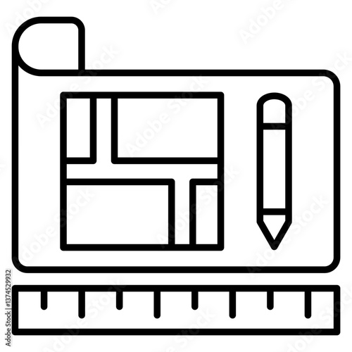Drawing Outline Icon