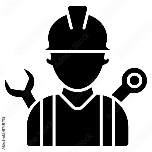 Labour Glyph Icon