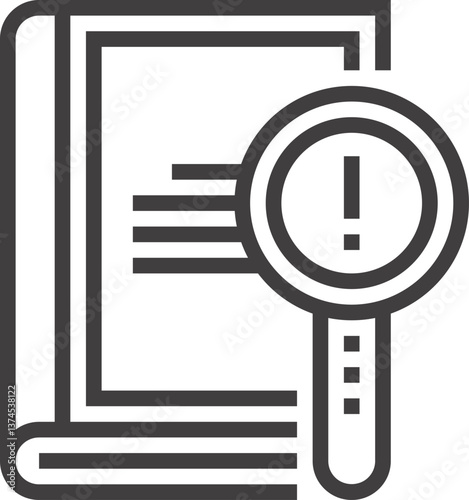 know how flat line web icon