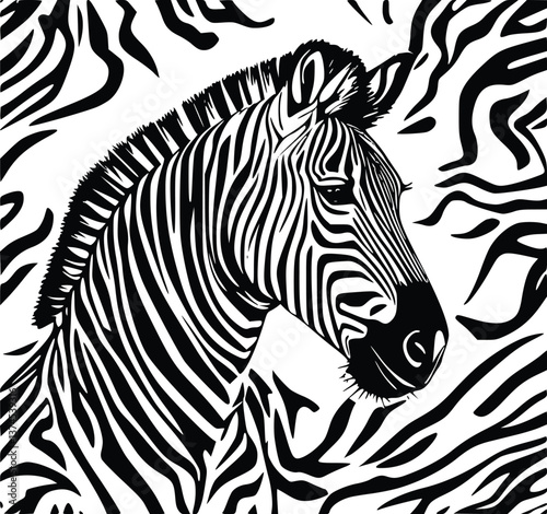 zebra skin pattern