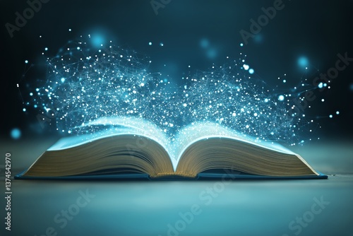 Book Opens to Reveal Magical Stars and Constellations in a Dreamy Setting