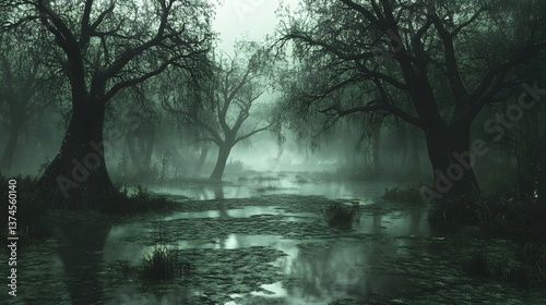 Mysterious Overgrown Swamp