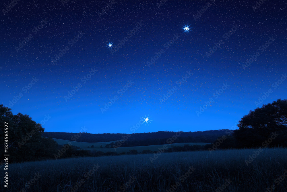 Fototapeta premium A stunning night sky background showcasing stars and celestial beauty.