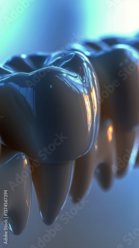 Dental Models in a Bright Setting Showcase Oral Health and Hygiene Awareness ...