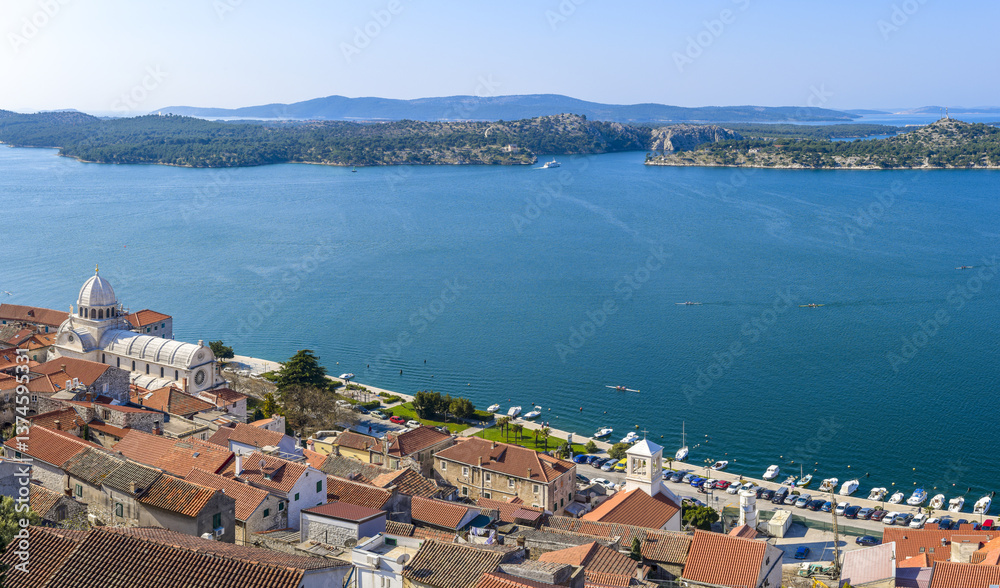 Fototapeta premium UNESCO Weltkulturerbe Kathedrale des heiligen Jakob, Katedrala s