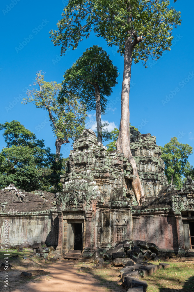 Obraz premium Bantay Kdey Temple, Angkor Wat, ancient temples, Khmer civilization, Cambodia