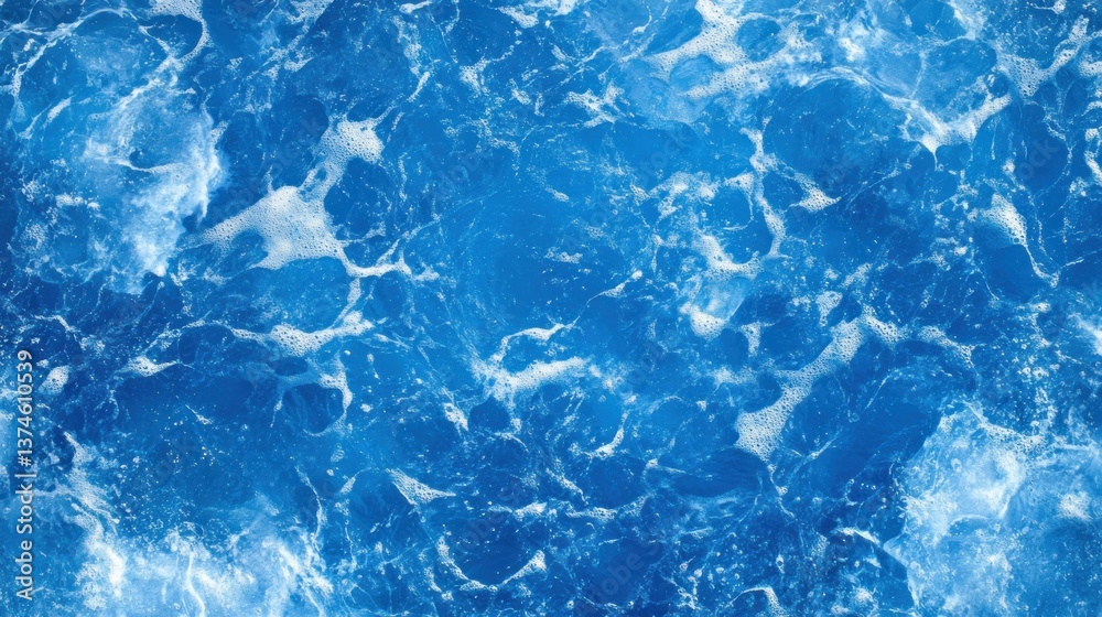 Ocean Waves Texture: A Deep Blue Serenity Ocean Waves Texture: A Deep Blue Serenity
