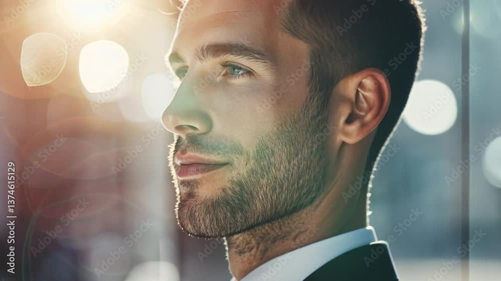 Porträt eines Mannes im weichen Licht