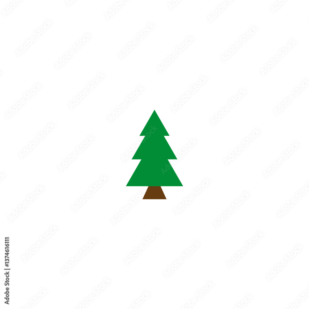 Christmas tree icon vector symbol eps10 Christmas tree icon vector symbol eps10