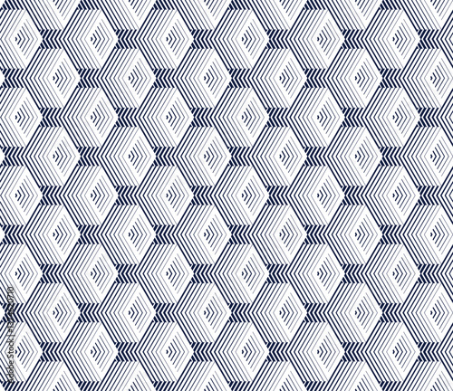 Cubes abstract background, seamless pattern with 3D blocks, geometric linear polygon wallpaper, isometric surreal cubic construction tiling pattern.