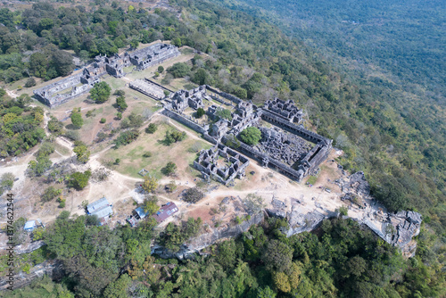 Preahvihear Temple, Angkor Wat, ancient temples, Khmer civilization, Cambodia