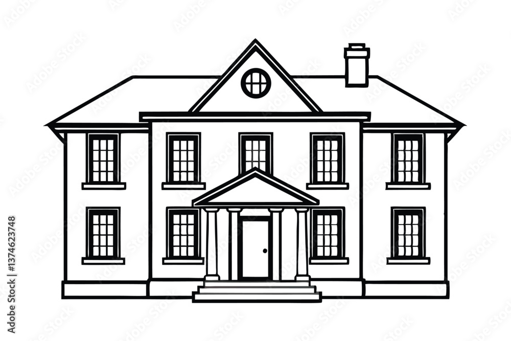 vector illustration of a house vector illustration of a house