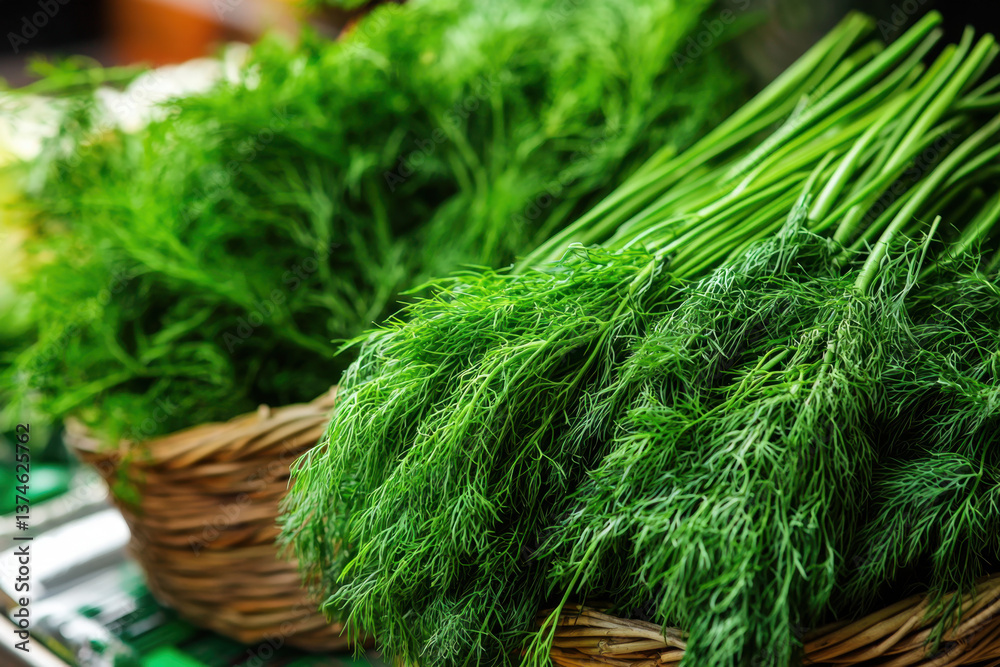 Dill, a versatile culinary herb with feathery green leaves and small yellow flowers, adds a fresh, tangy flavor to dishes, especially in pickles, salads, and fish recipes