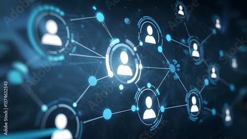 Digital Network: A futuristic digital network, rendered in a stunning display of interconnected nodes and glowing lines, symbolizing global communication. Reflecting the intricate web of connections.