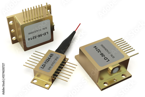 Fiber coupled laser diodes