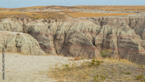 Badlands National Park - South Dakota's Mixed-Grass Prairie and Rock Formations