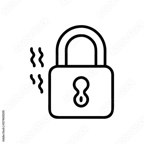 Heat Padlock Icon