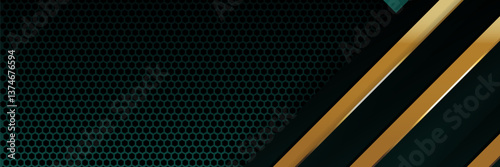 Free Download Abstract Design with Gold Accents and Hexagonal Pattern - GFXLoad