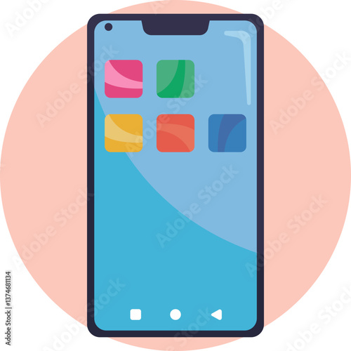 Screen Dependence – Represents excessive use of digital devices and screens.