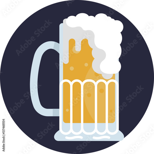 Beer Mug: A representation of social drinking, commonly linked to alcohol dependency and related behaviors.