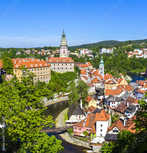 Cesky Krumlov, Krumau, Böhmen, Tschechische Republik