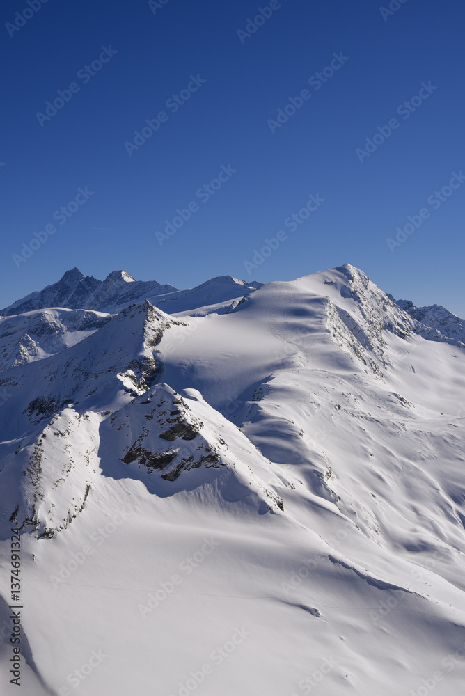 Obraz premium Nationalpark Hohe Tauern, Gipfelwelt 3000, Kitzsteinhorn, Salzbu