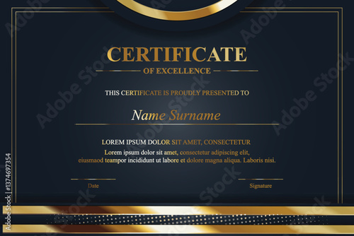 Formal Excellence Certificate Template (5)