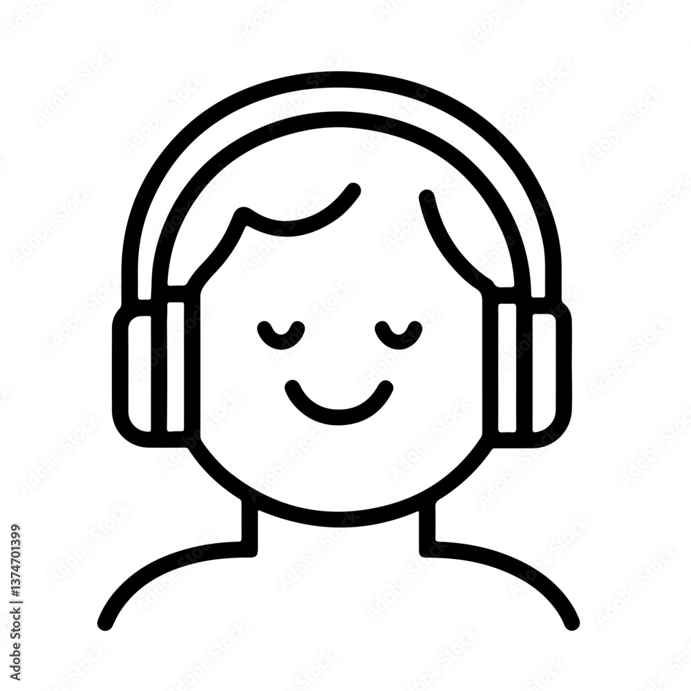 Modern Customer Support Icon in Minimalist Line Art
Modern Customer Support Icon in Minimalist Line Art