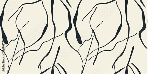 Organic shape abstarct pattern background