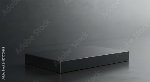 Wallpaper Mural Black Presentation Stage Platform Product Display in Dark Neutral Studio Torontodigital.ca