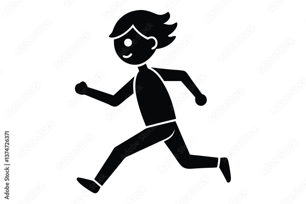 running man vector running man vector