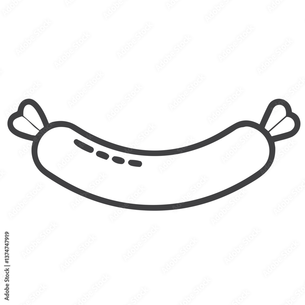 Sausage Icon for Food Apps, Cooking Websites, BBQ Recipe Collections, Butcher Shop Branding, and Culinary Education Materials Sausage Icon for Food Apps, Cooking Websites, BBQ Recipe Collections, Butcher Shop Branding, and Culinary Education Materials