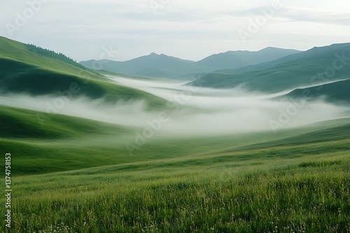 mystic sway of haze across plains reveals deep connection between change and evolution as constant drift of mist reflects puzzling essence of sight and truth  
