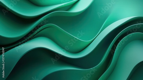 Green Gradient Background Smooth Abstract Texture Design