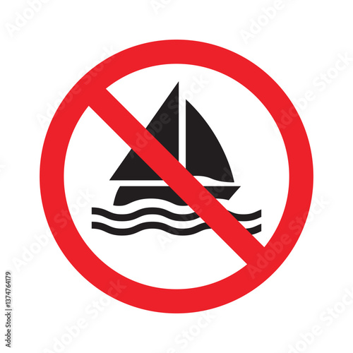 No Sailing Sign