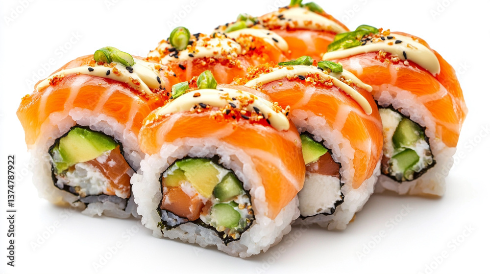 Salmon Sushi Roll Salmon Sushi Roll
