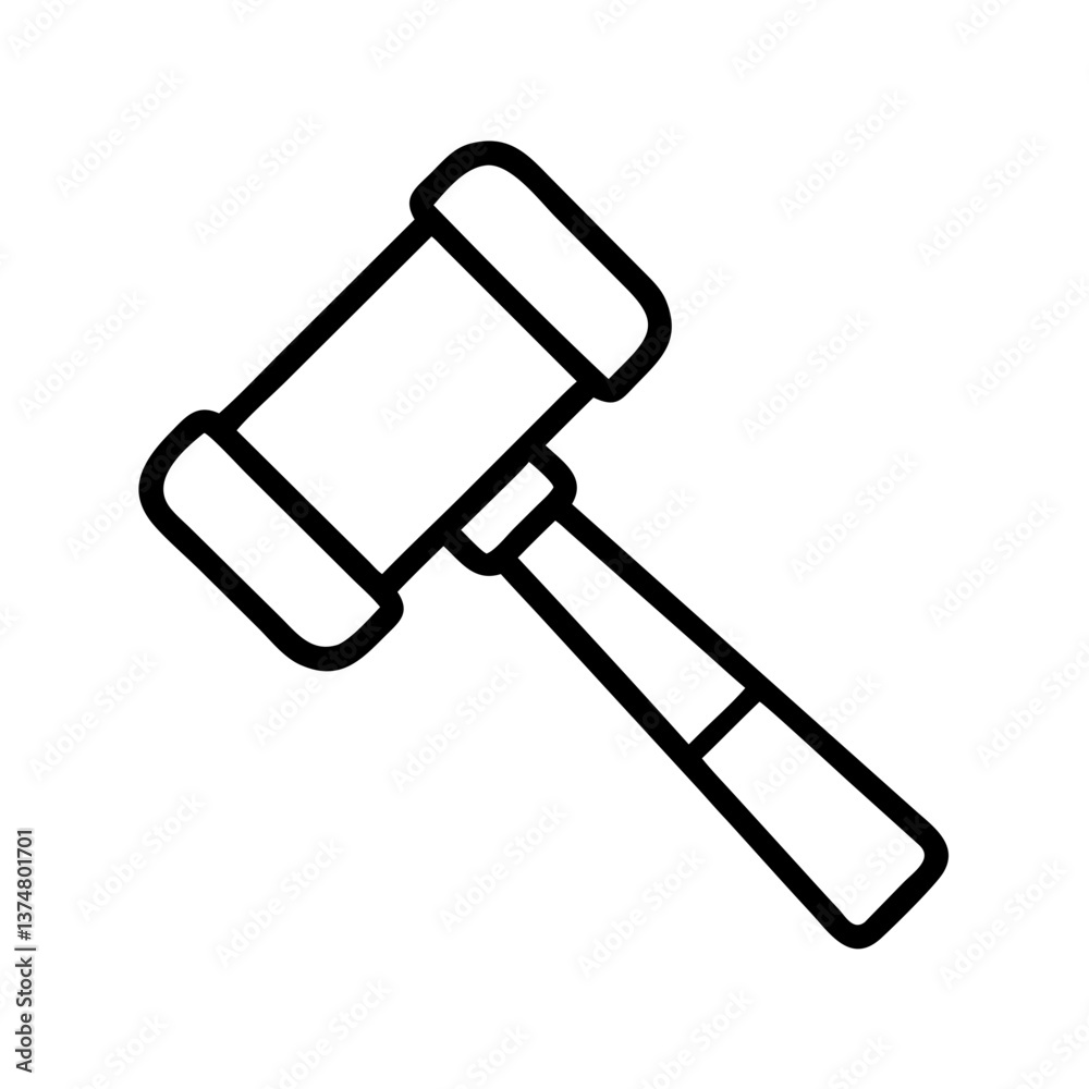 Legal gavel icon, vector Legal gavel icon, vector