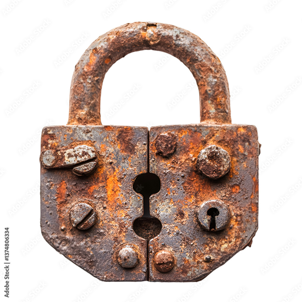 Rusty Old Padlock Weathered Metal Antique Security Forgotten Time Rusty Old Padlock Weathered Metal Antique Security Forgotten Time