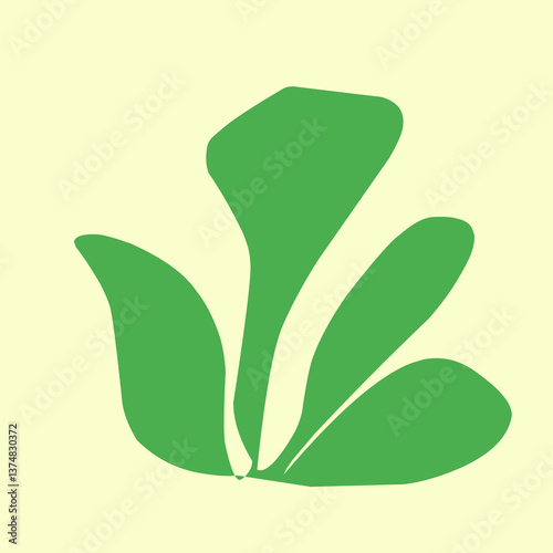 aesthetic leaf floral doodle art illustration 